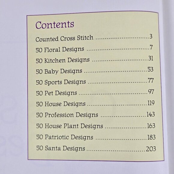 Meredith Press 501 Cross Stitch Designs Sam Hawkins Hardcover Book Illustrated - Picture 6 of 13